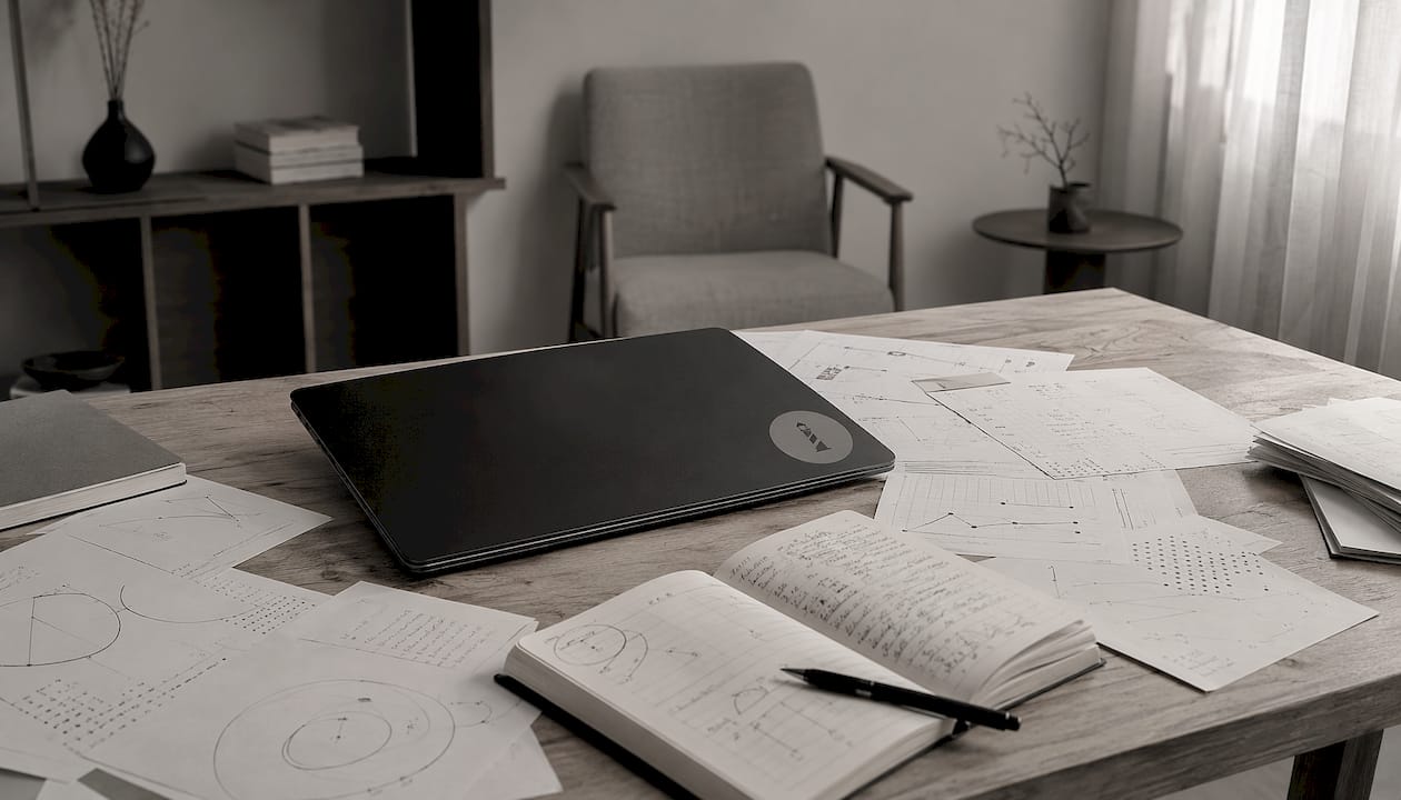 Zoom sur un espace de travail épuré dédié au SEO