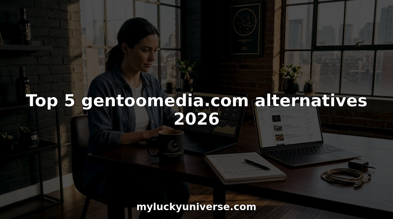 Woman working at home reviewing digital media dashboards
