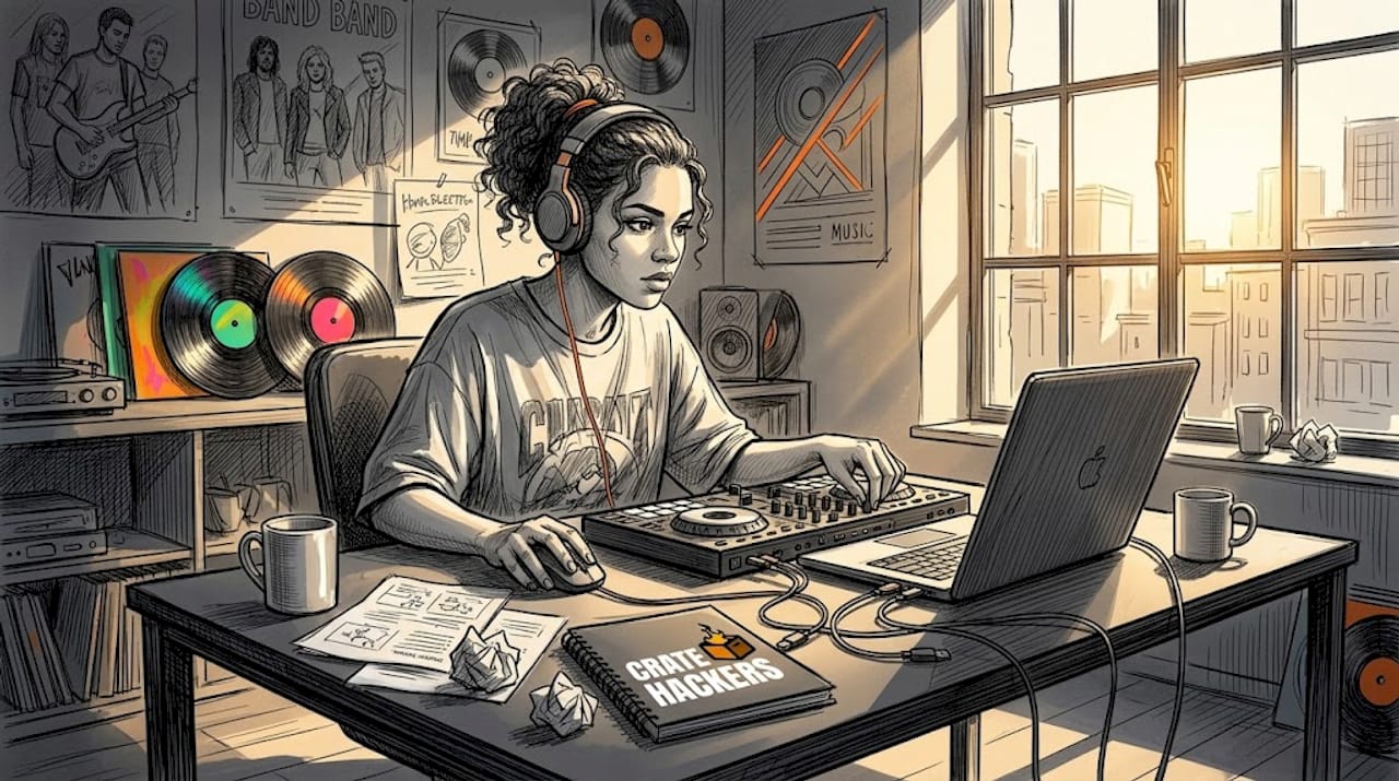 DJ checking controller compatibility at home
