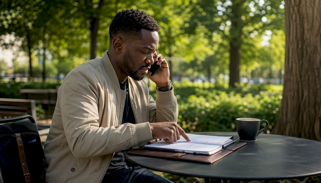 Small business owner reviewing pricing plans
