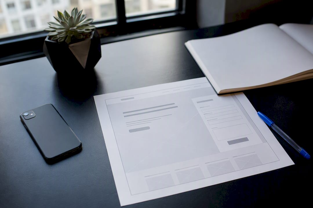 Landing page wireframe emphasizing specialty and CTA