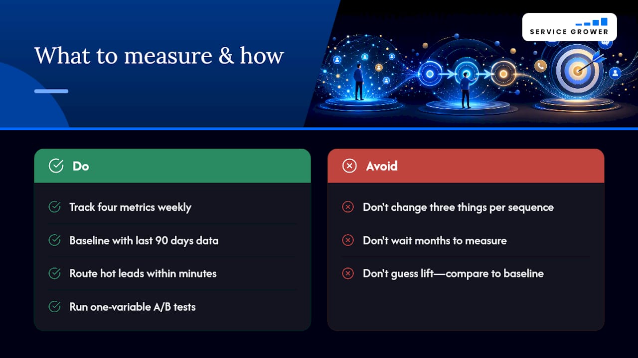 What Should You Measure to Prove It's Working? — overview diagram