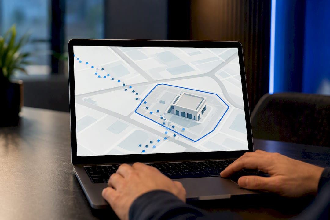 GPS pings matched to business footprint