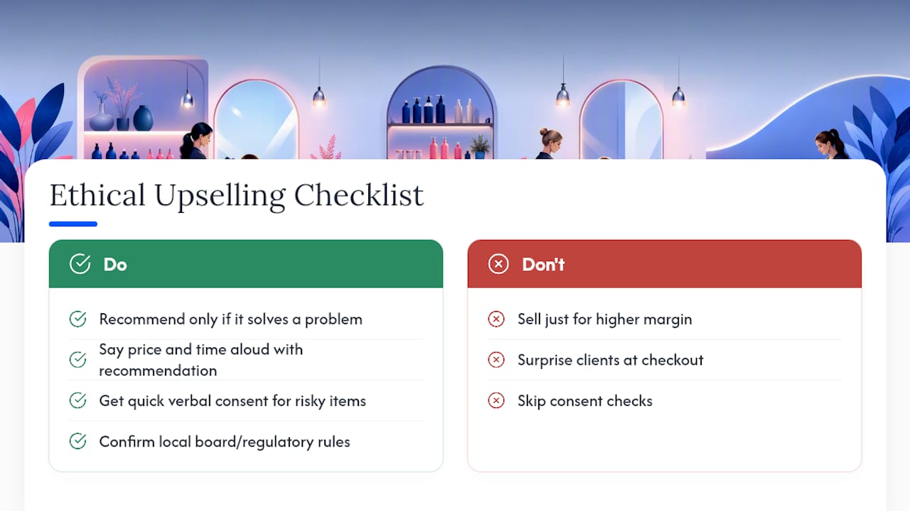 Where Do Upselling Ethics Come Into Play? — overview diagram