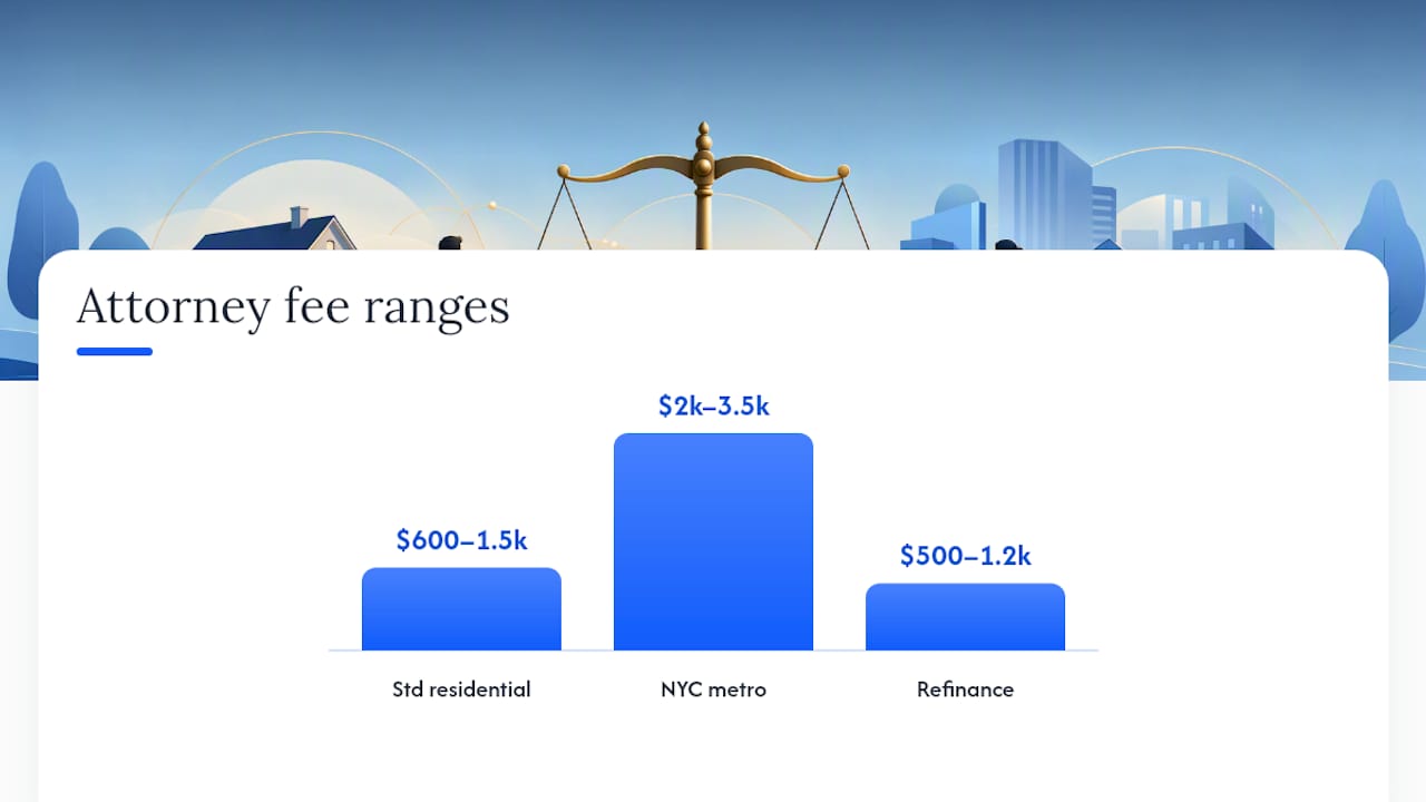 National and New York attorney fee ranges