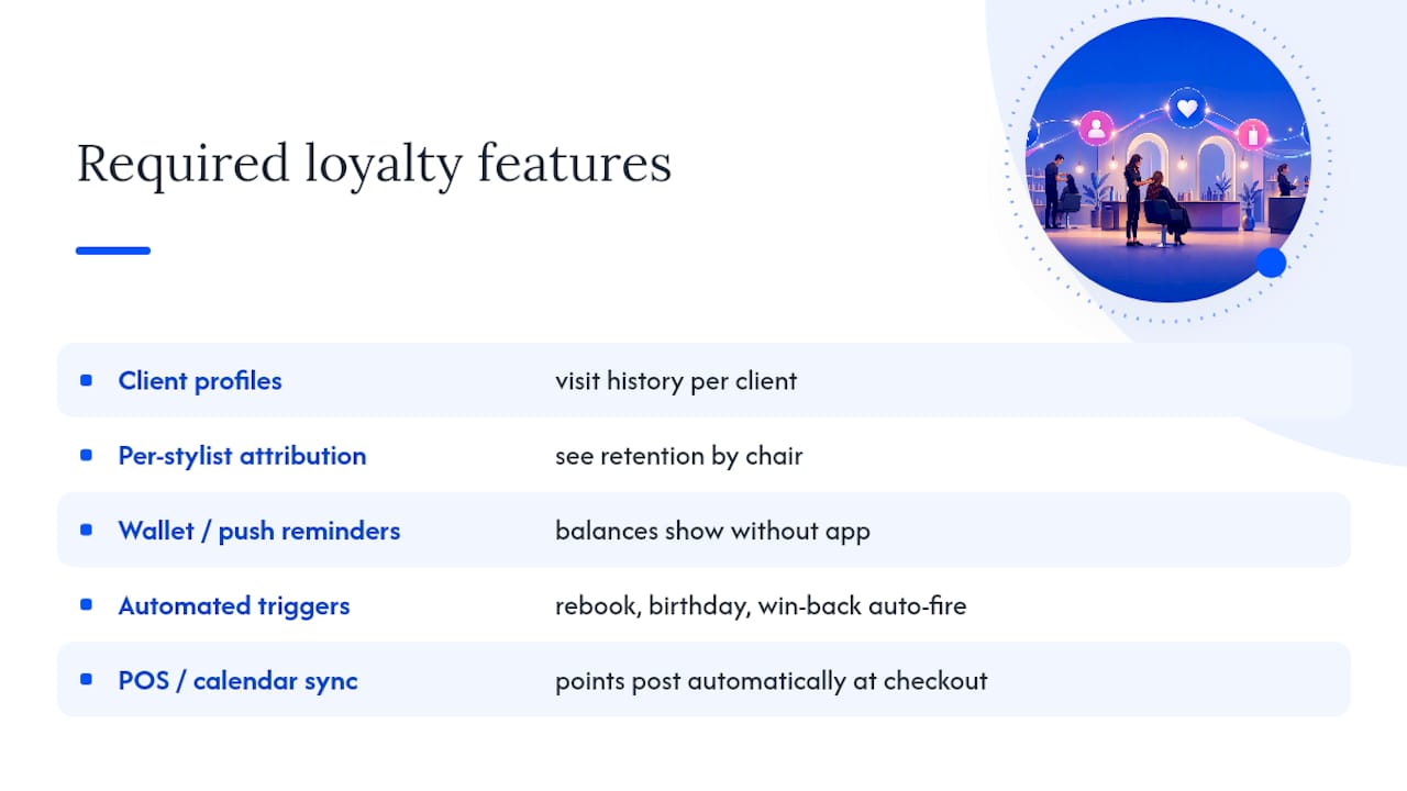 Five essential salon loyalty software features