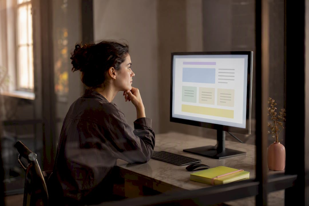 Engineer reviewing extractable webpage structure