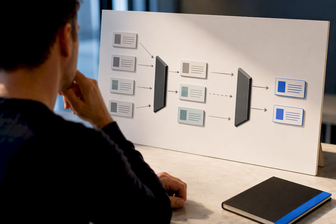 Two-stage web page citation selection process