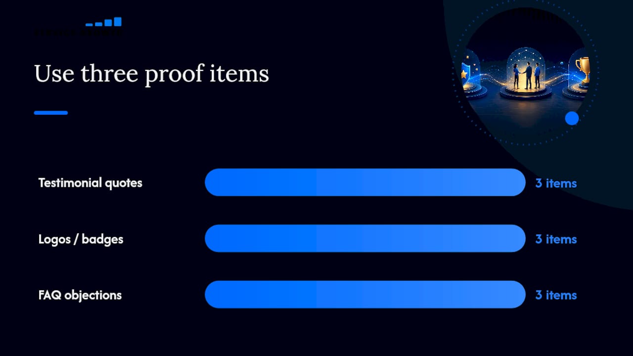 Which Proof Elements Actually Reduce Buyer Hesitation? — overview diagram