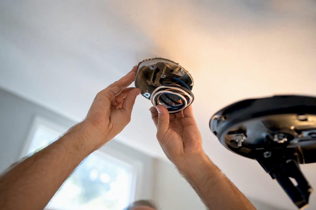 $150–$800: Ceiling Fan Installation Cost if Your Box Is Fan Rated