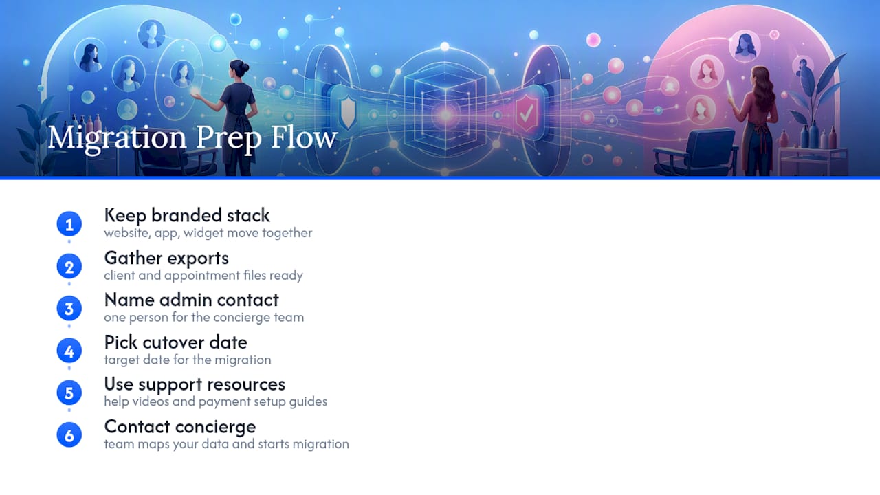 How Exclusively Supports a Smooth Migration — overview diagram