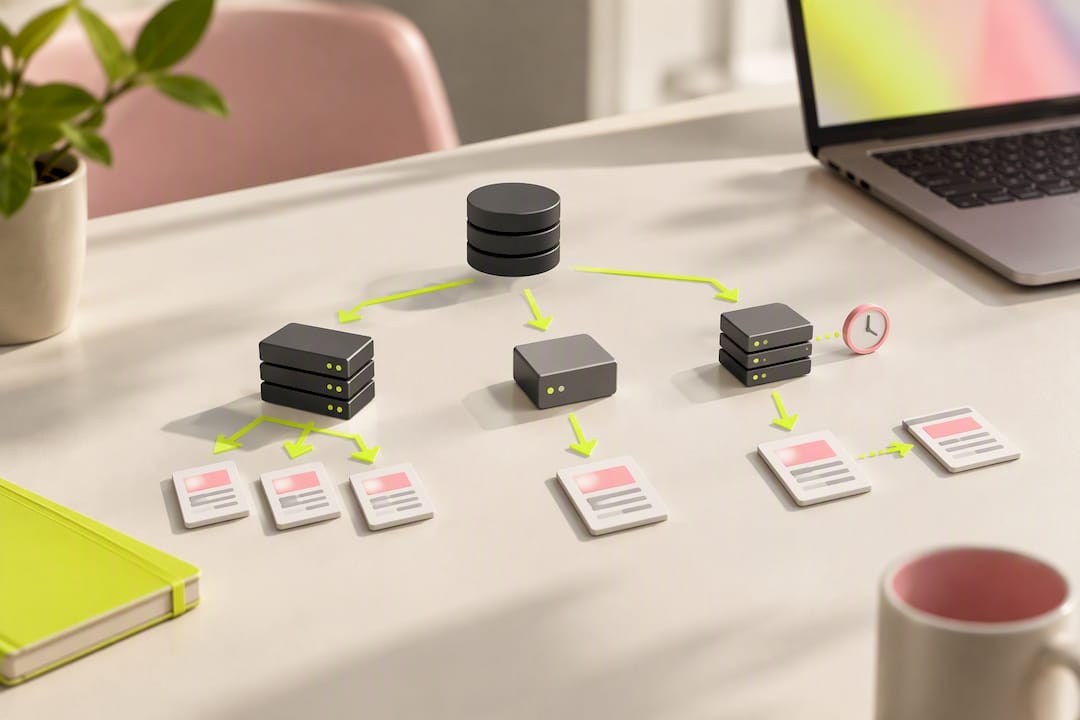 Three headless rendering models illustrated