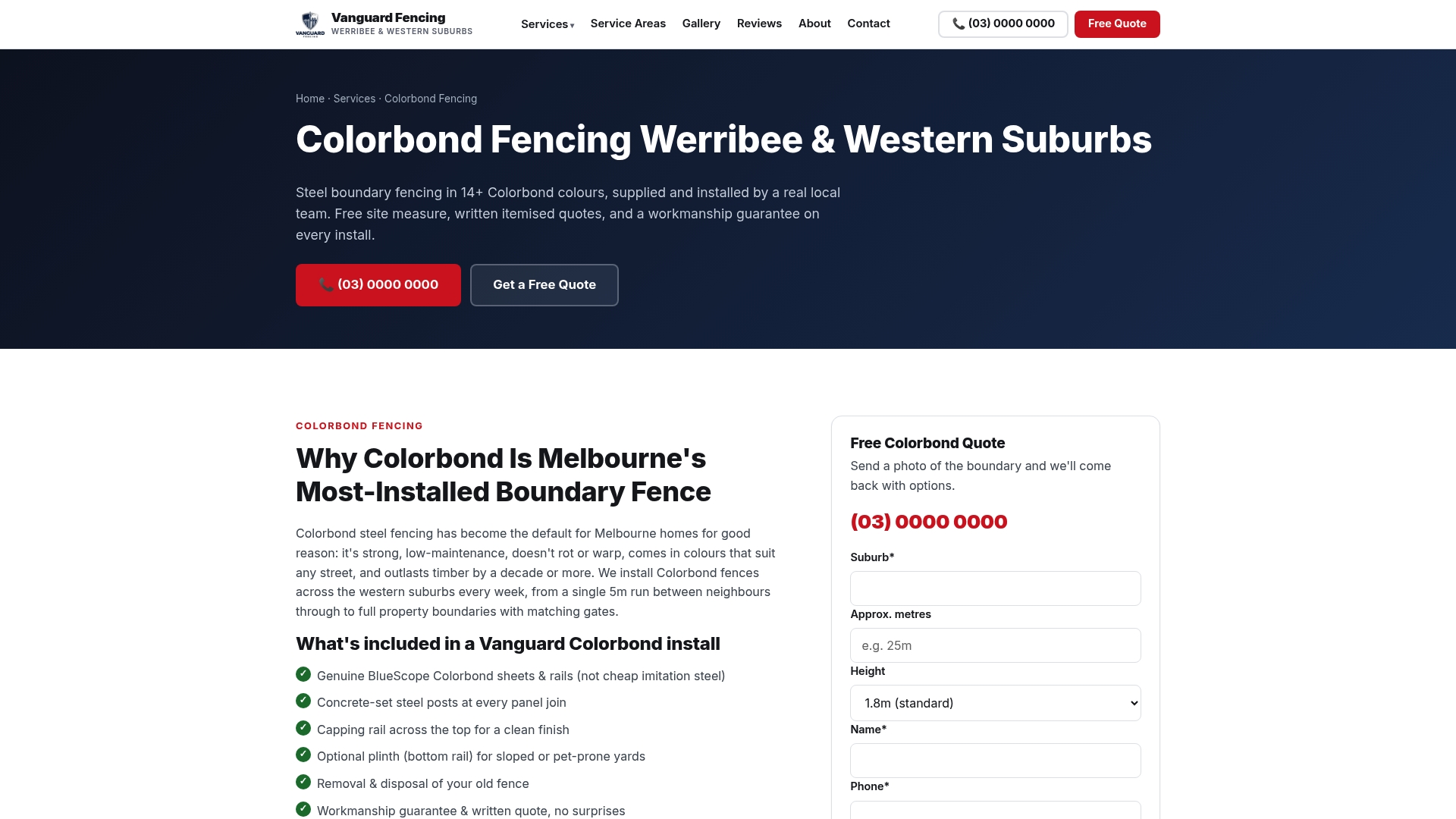 https://vanguardfencing.com.au/services/colorbond-fencing