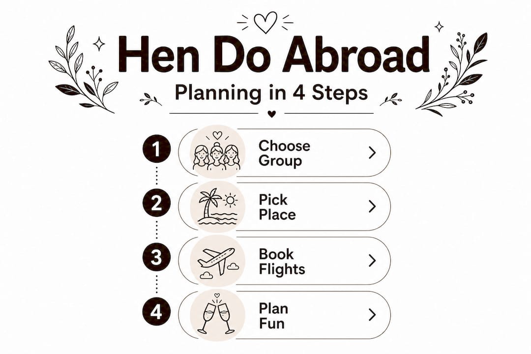 Infographic illustrating four key planning steps