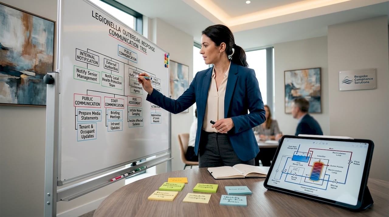 Competent person designing legionella communication tree