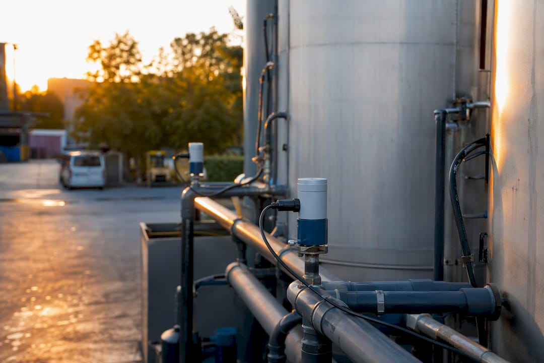IoT water sensors monitoring water pipes