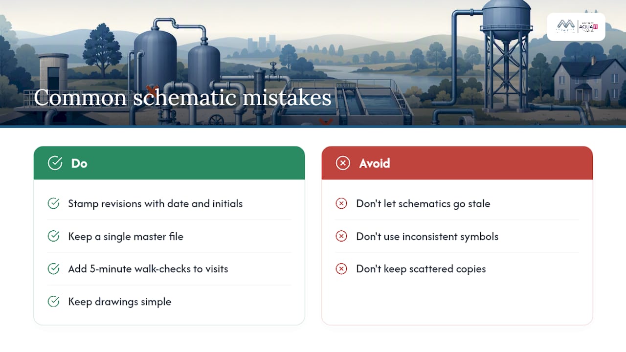 What facilities teams get wrong with schematics — overview diagram