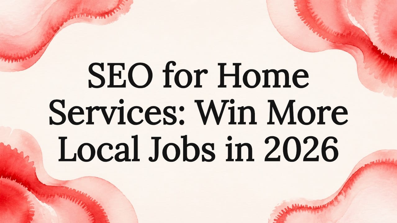 SEO for Home Services: Win More Local Jobs in 2026