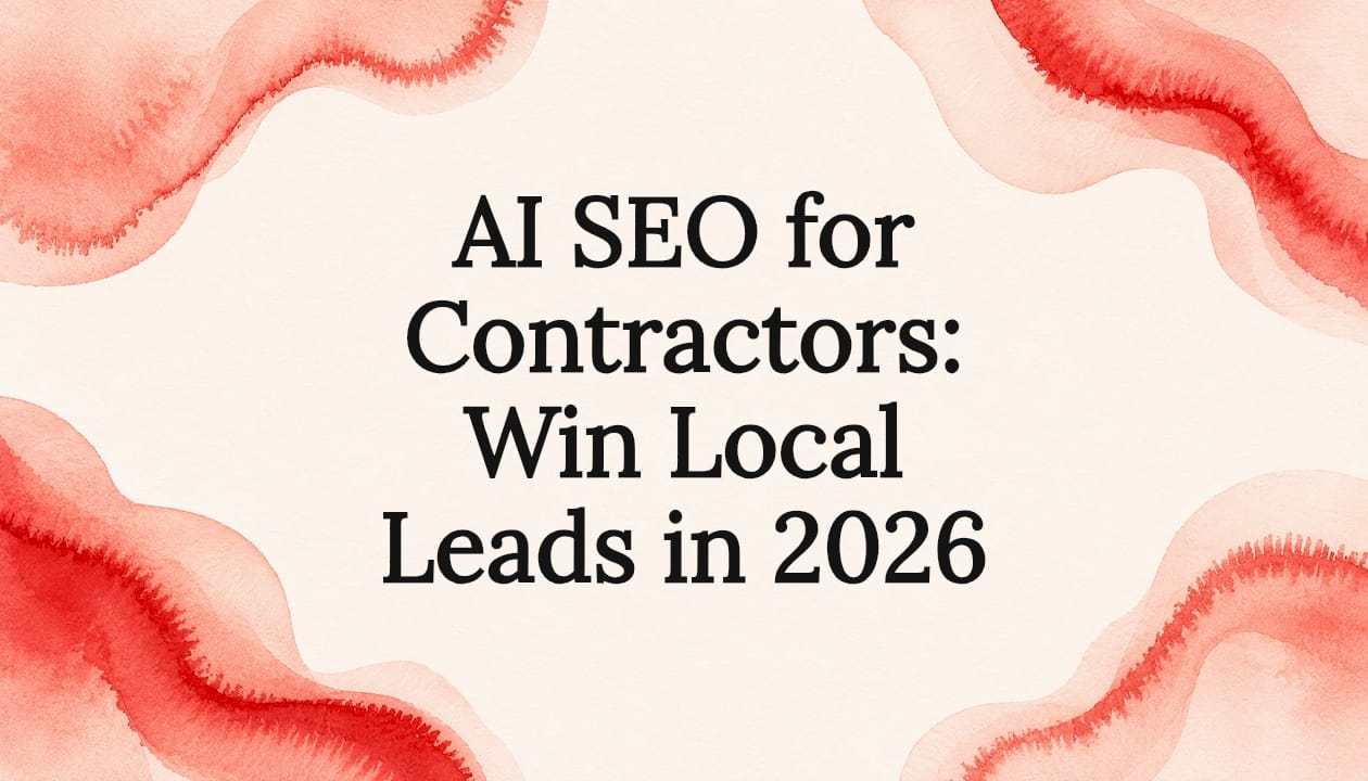 AI SEO for Contractors: Win Local Leads in 2026