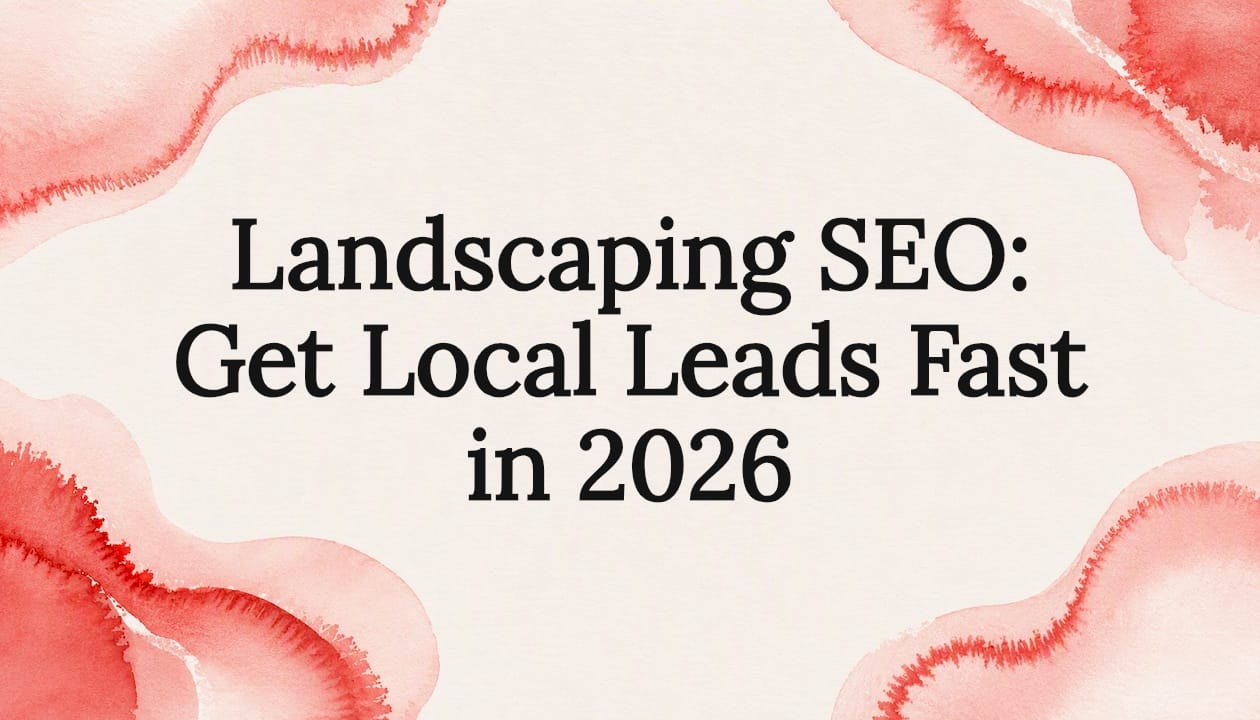 Landscaping SEO: Get Local Leads Fast in 2026