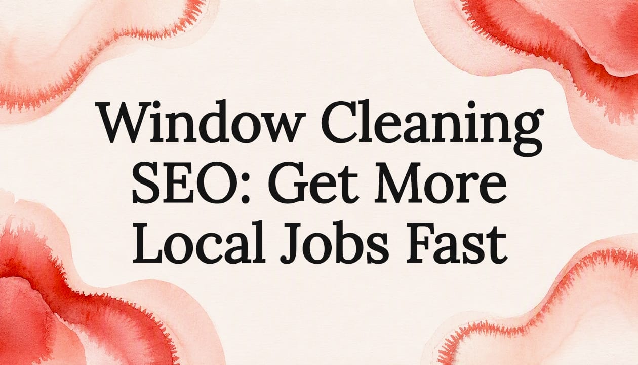 Window Cleaning SEO: Get More Local Jobs Fast