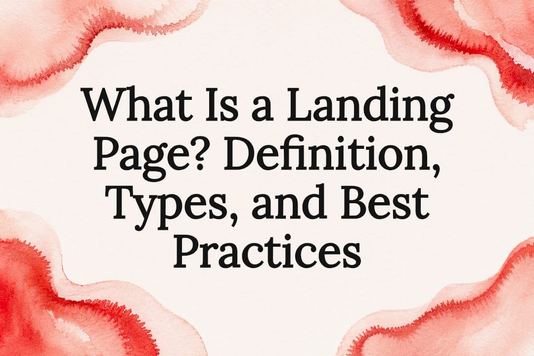 What Is a Landing Page? Definition, Types, and Best Practices