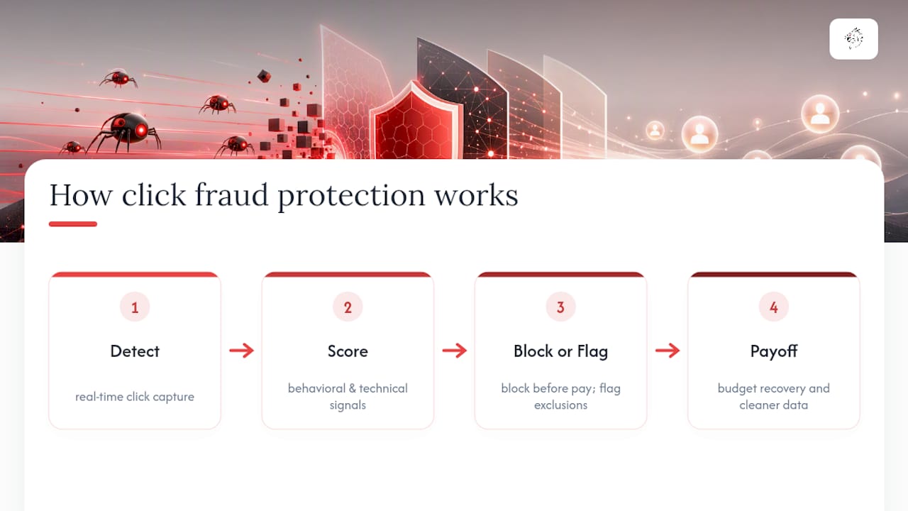 What Does Click Fraud Protection Actually Do? — overview diagram