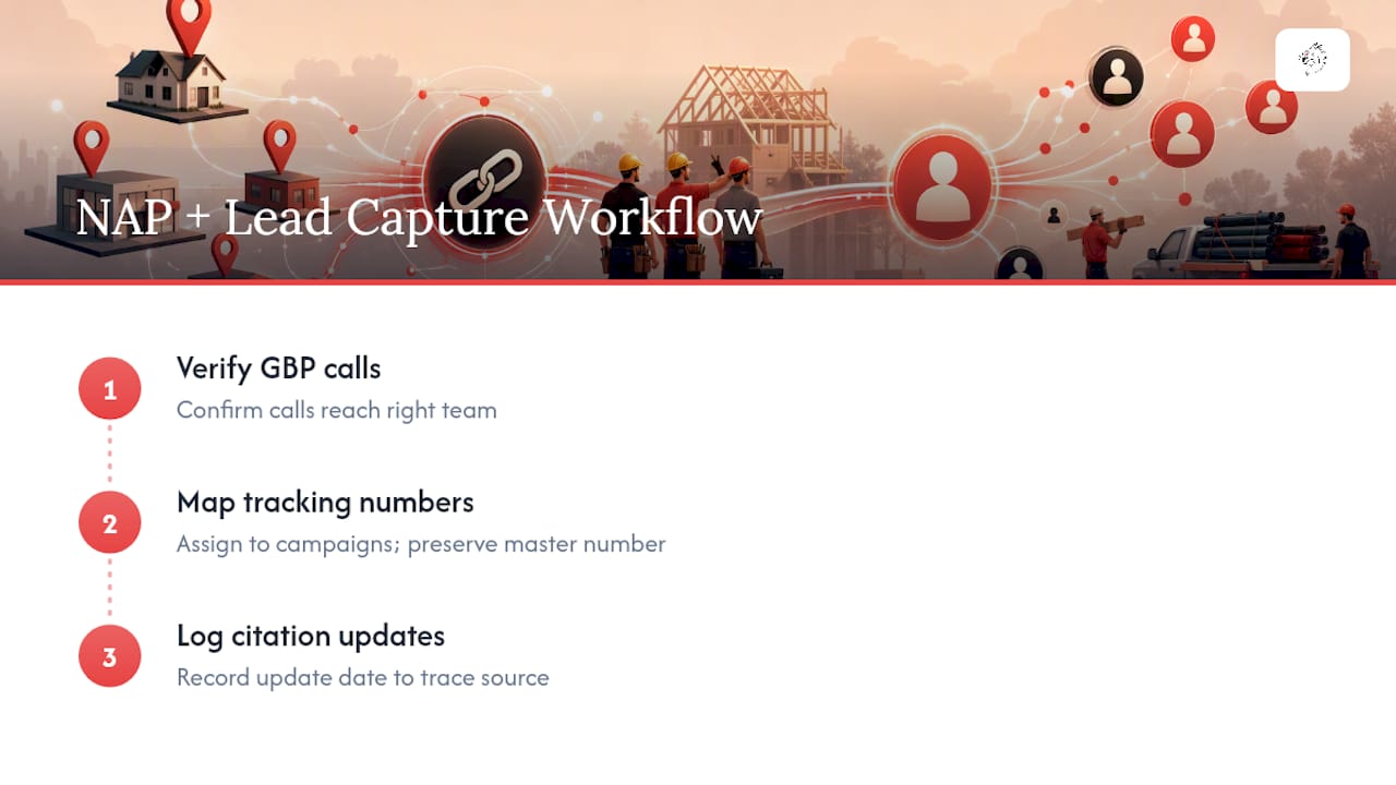 Contractor listing and lead routing workflow