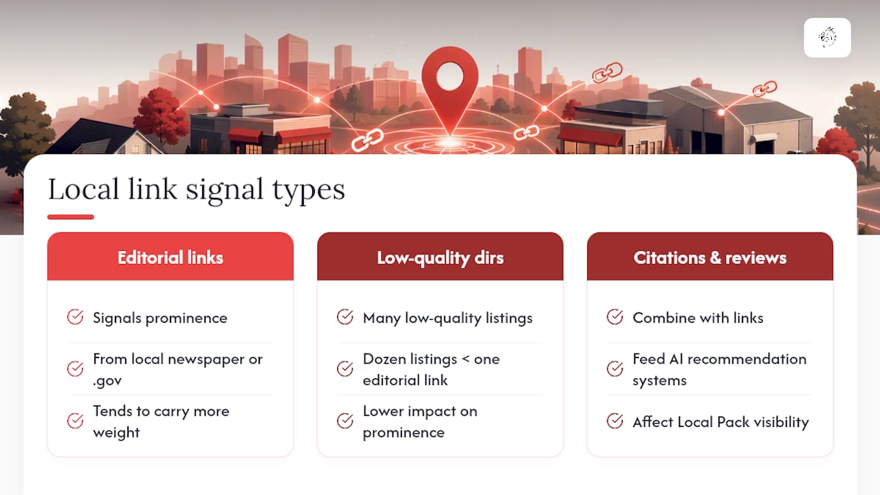 Why Do Local Links Affect Google Rankings and AI Search? — overview diagram