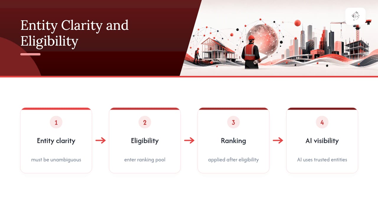 Why Does Entity Clarity Determine Local Search Eligibility? — overview diagram