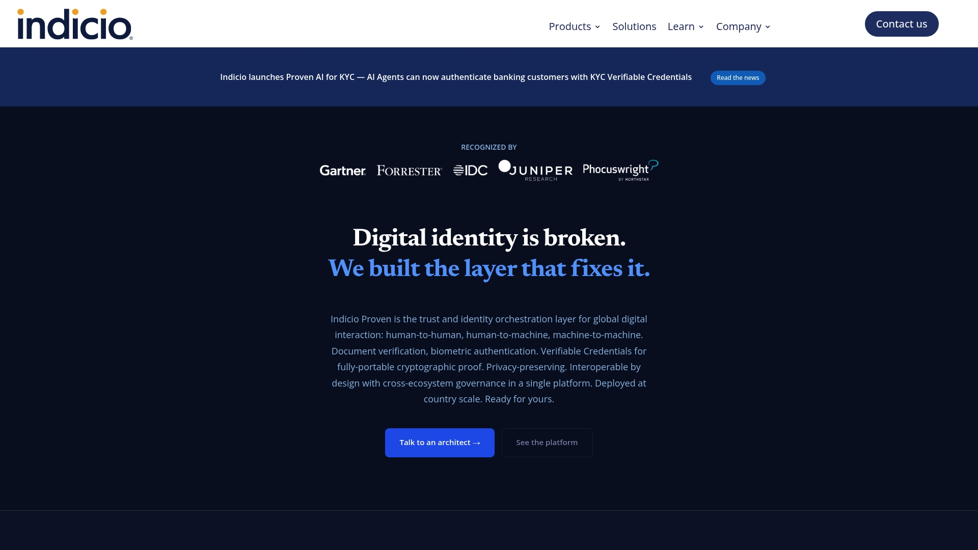 https://indicio.tech