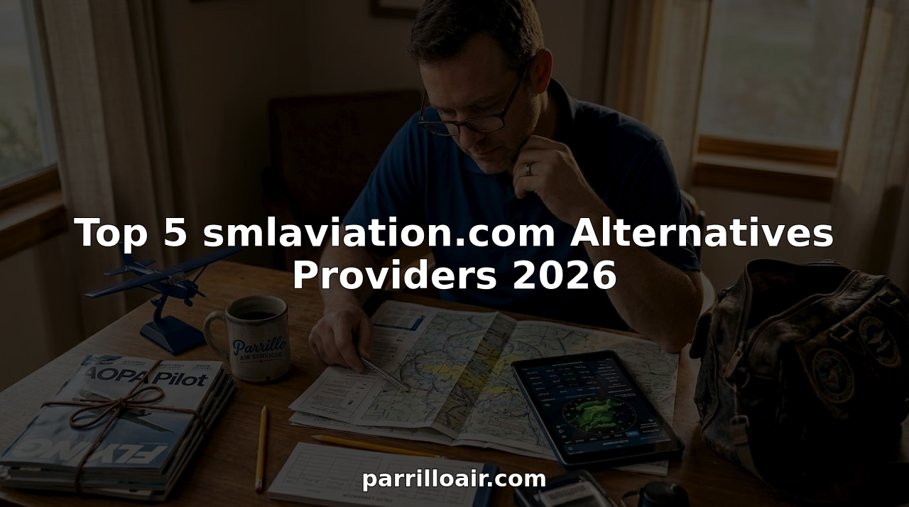 Pilot reviews flight charts at cluttered desk