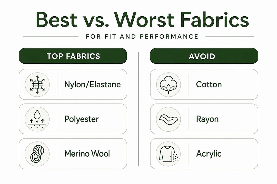 Fabric comparison: best and worst for activewear