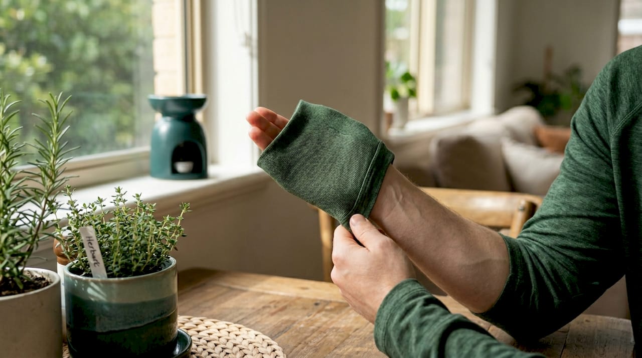 Close-up stretching interlock activewear sleeve fabric