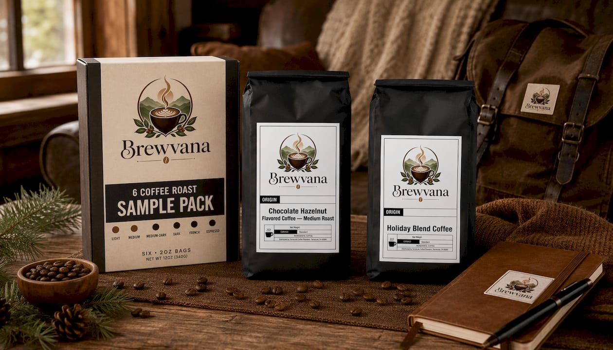 6 Coffee Roast Sample Pack
