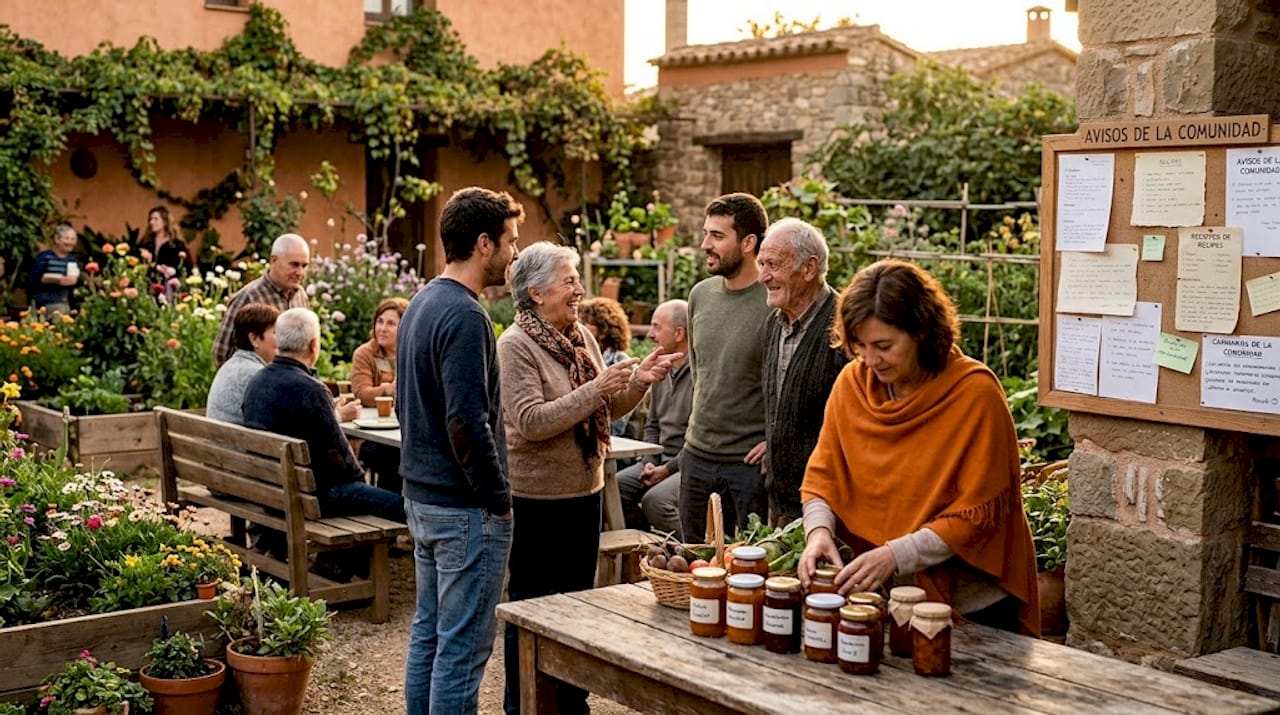 Los habitantes del pueblo sacan provecho de las oportunidades que trae el turismo rural.