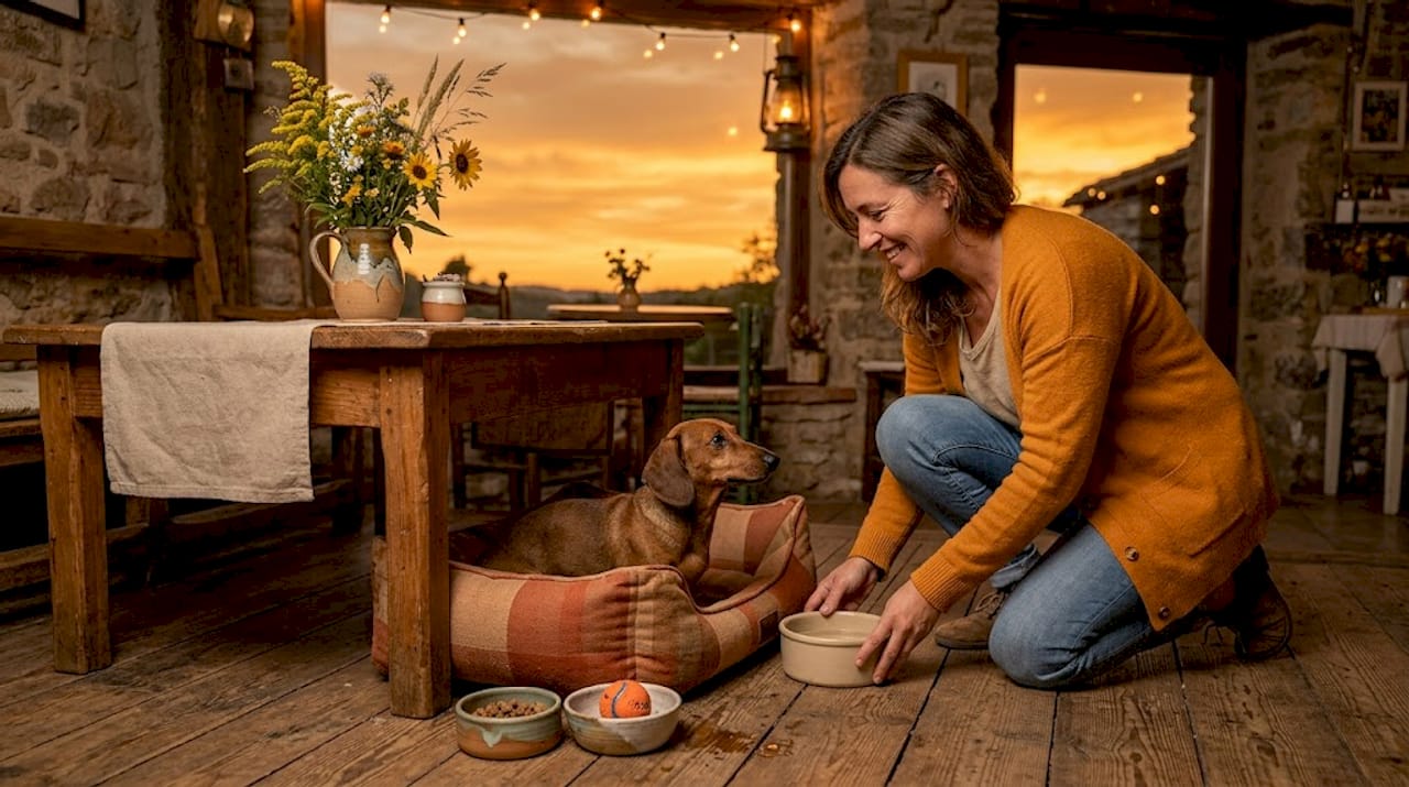 Habitación equipada para que tu mascota se sienta como en casa