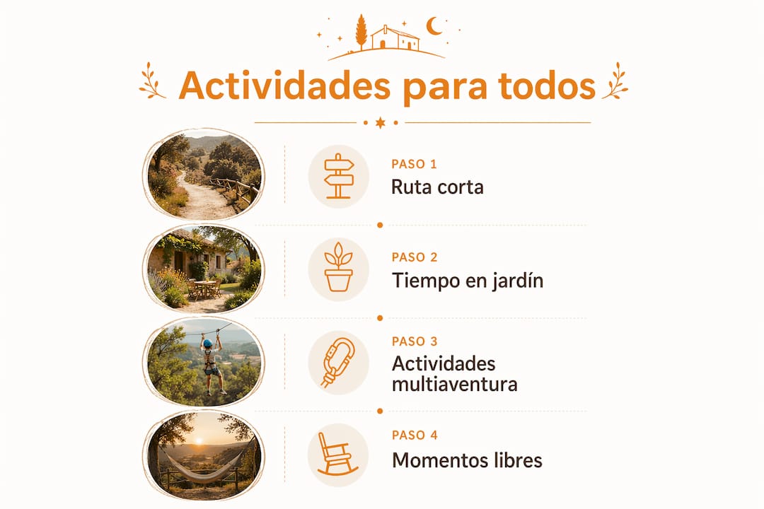 Guía visual con actividades al aire libre para disfrutar en familia junto a tus hijos y mascotas