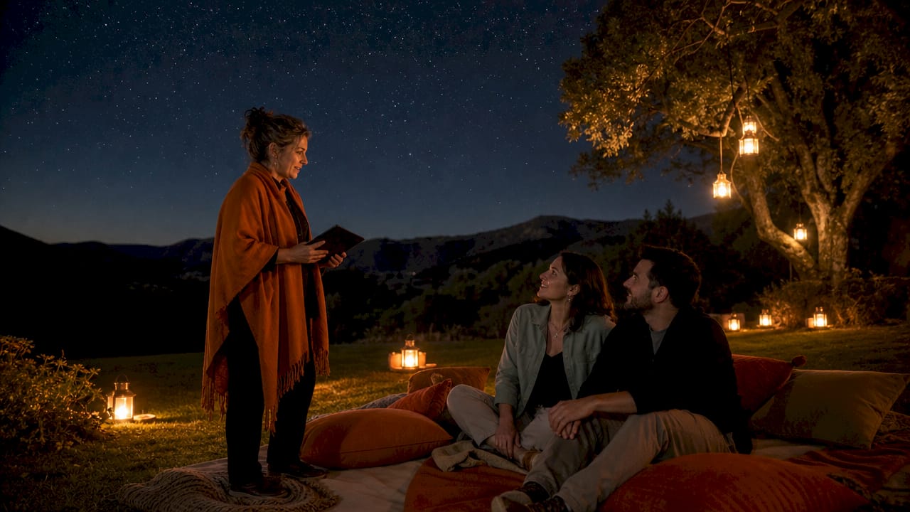 Descubre cómo disfrutar de una experiencia de astroturismo en pareja, creando un ambiente íntimo y cálido bajo las estrellas.