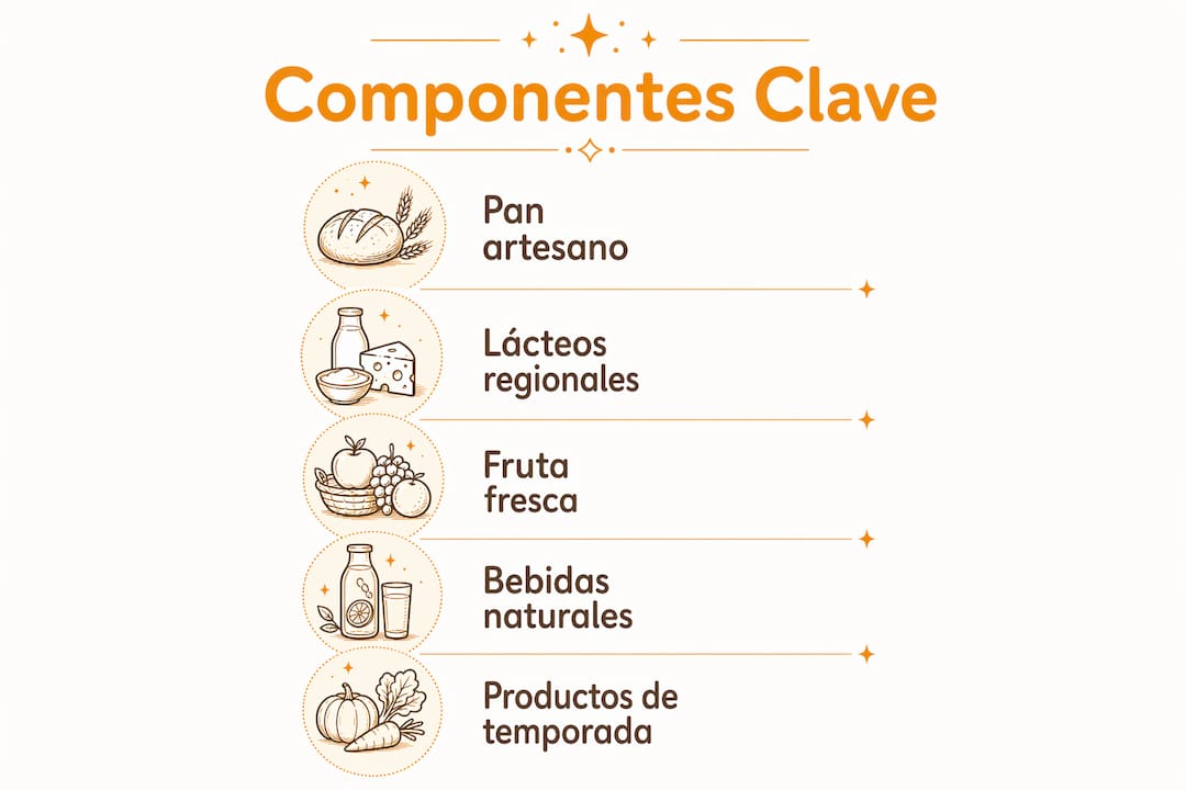Infografía con los pasos imprescindibles para preparar un desayuno en la cama con encanto rural