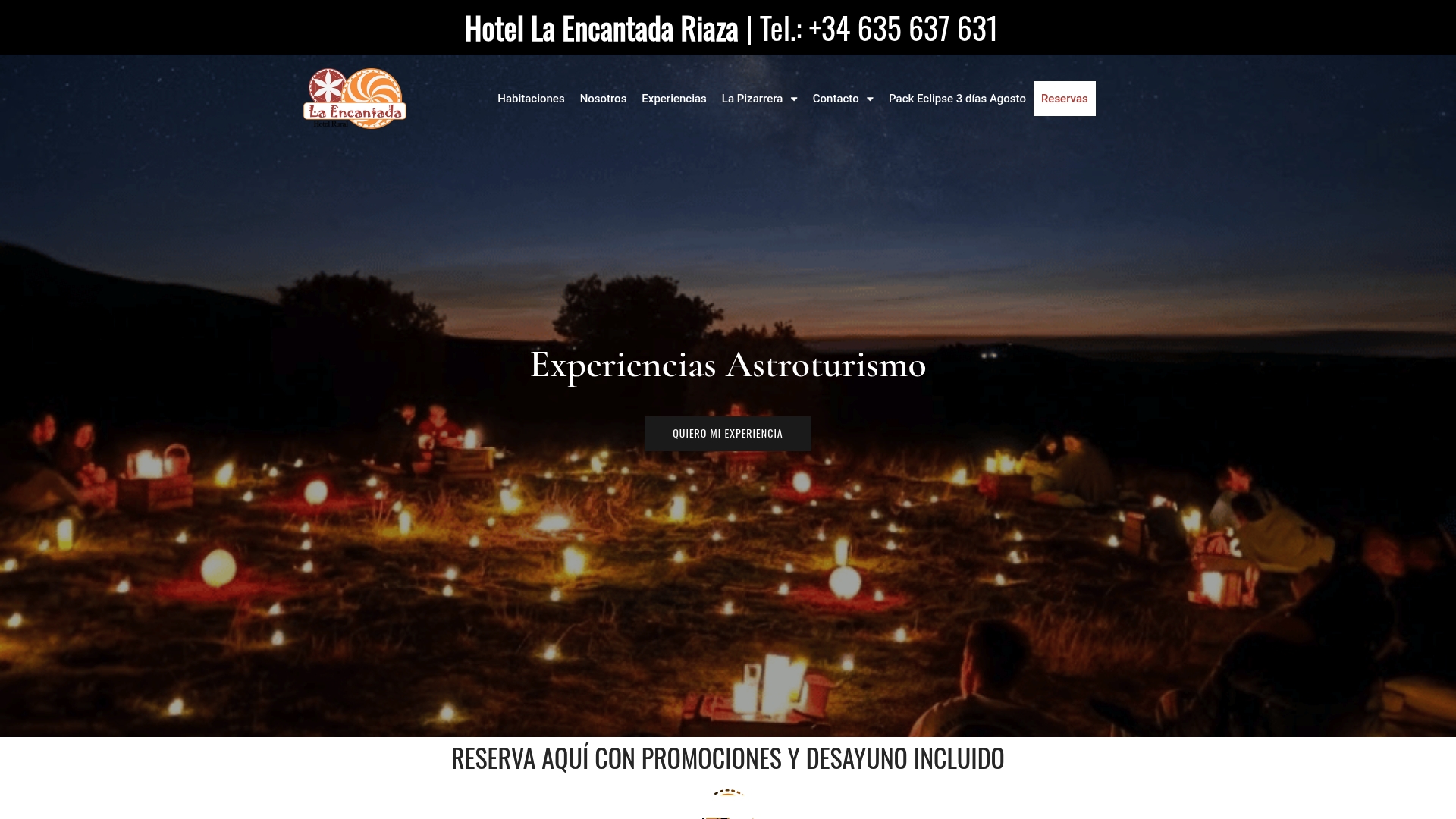 https://hotelruralaencantada.es