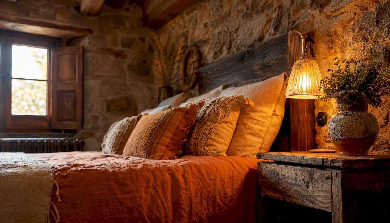 Un espacio con un aire rural y cálido, perfecto para sentirse como en casa.