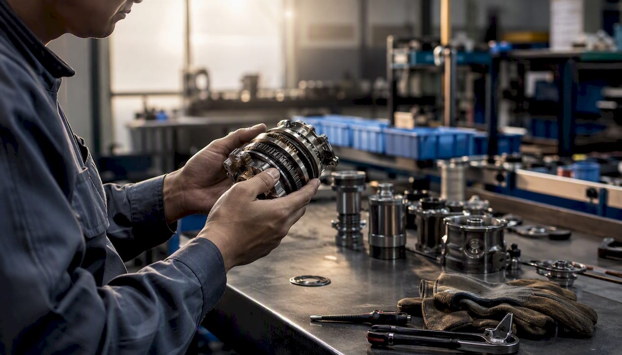 Hands inspection on factory production line