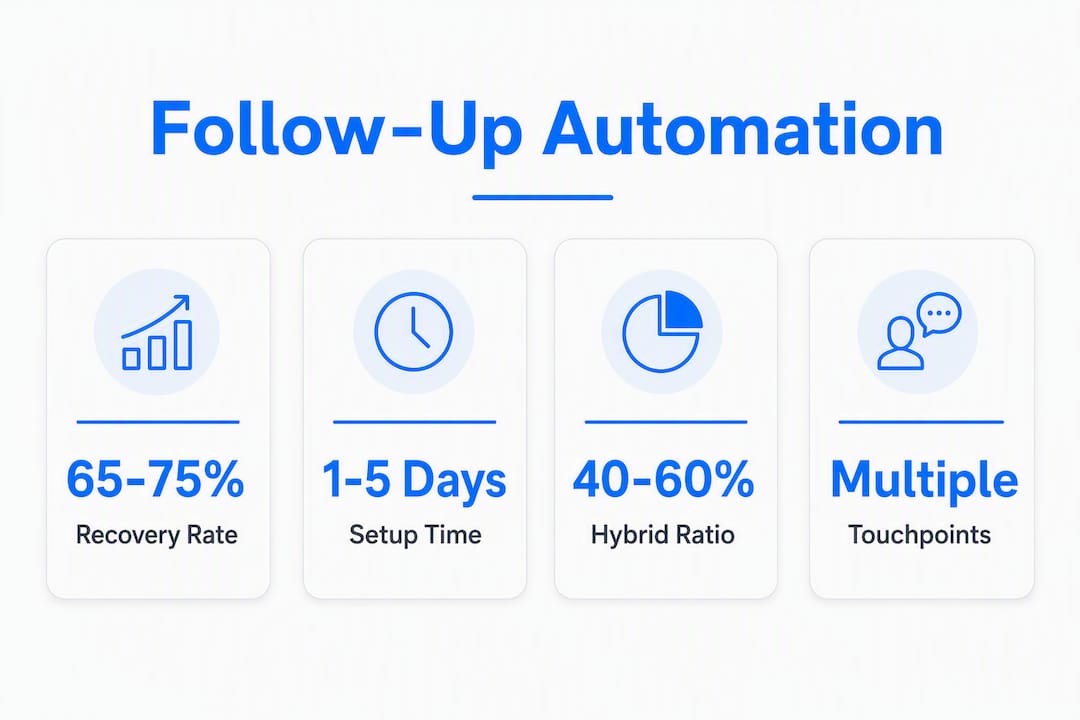 Infographic showing key automation statistics