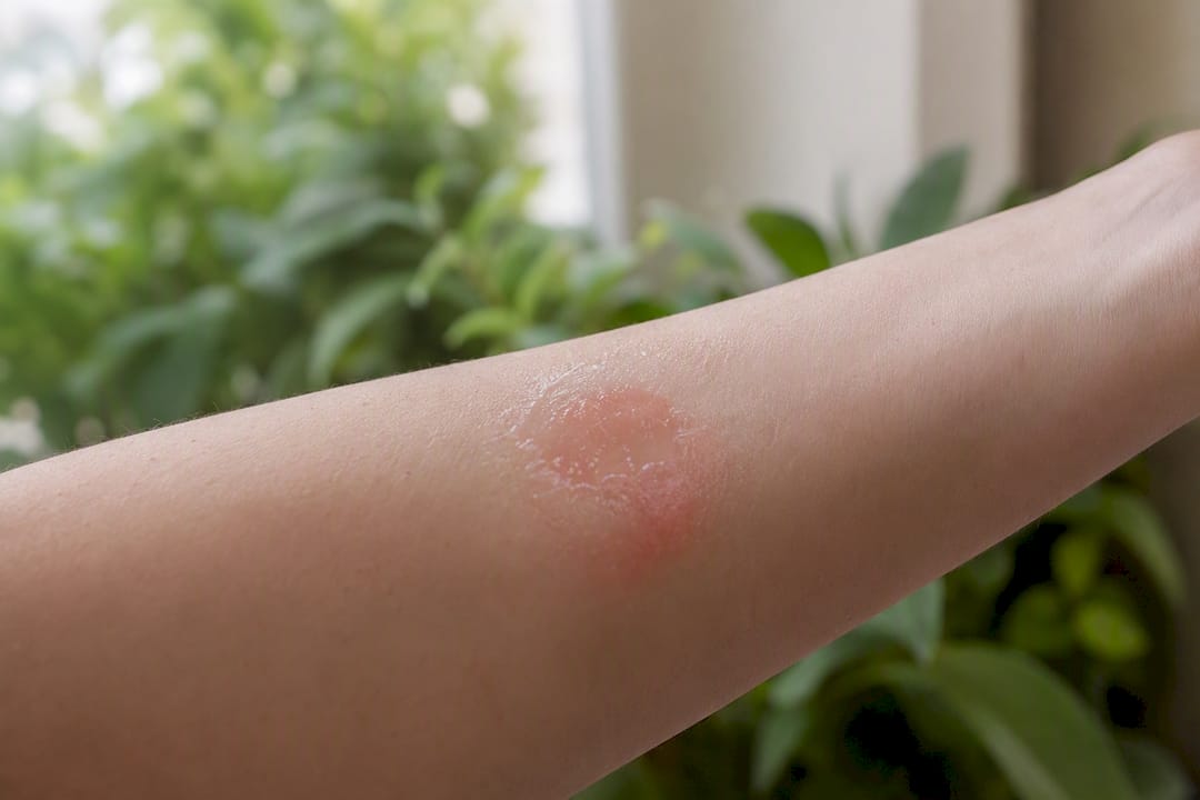 Forearm patch test for mango butter allergy