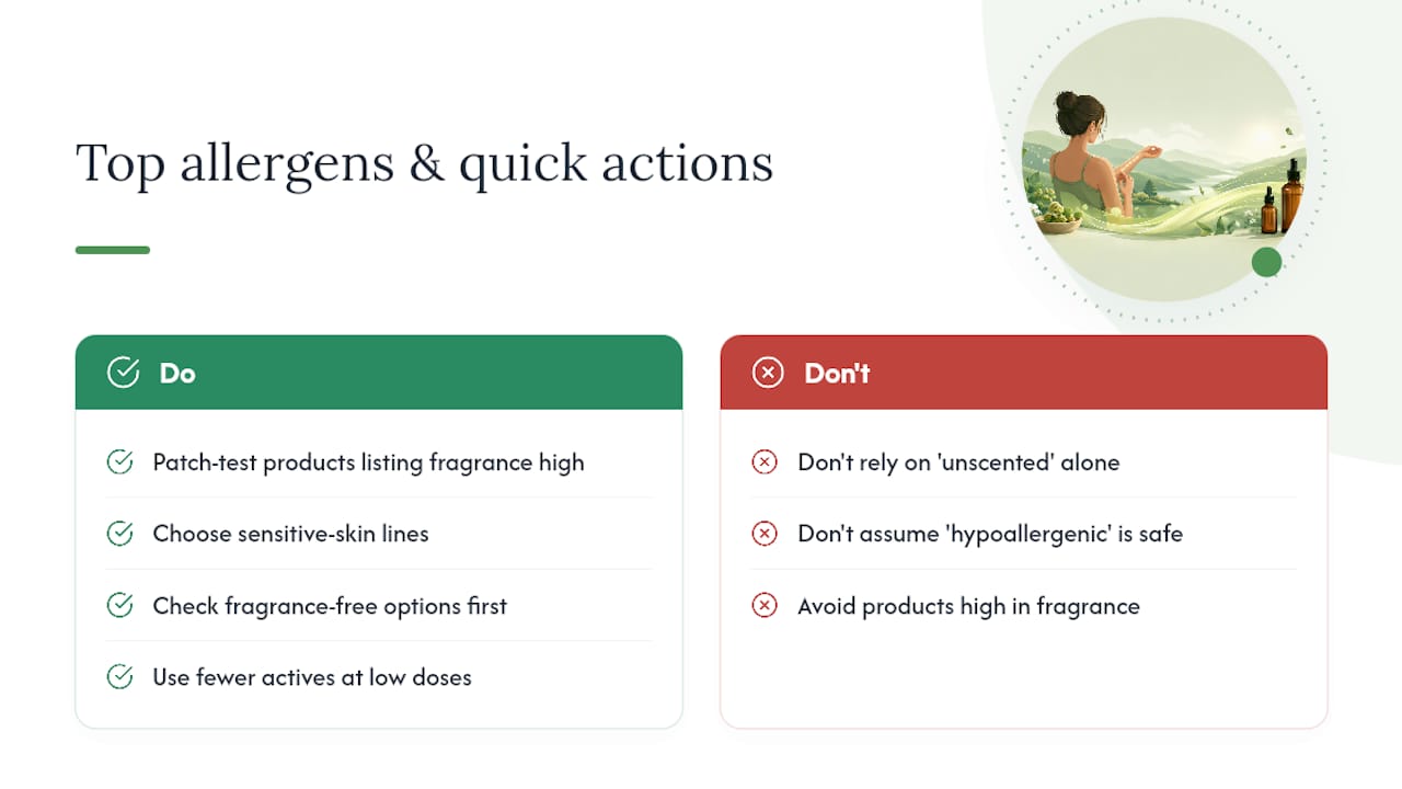 Ingredients That Cause the Most Skincare Reactions — overview diagram