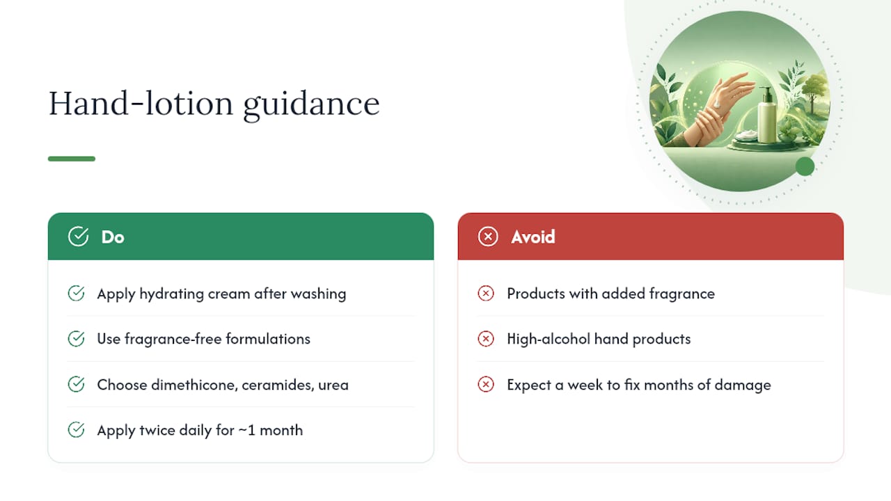 Does Hand Lotion Really Reduce Dryness From Washing? — overview diagram
