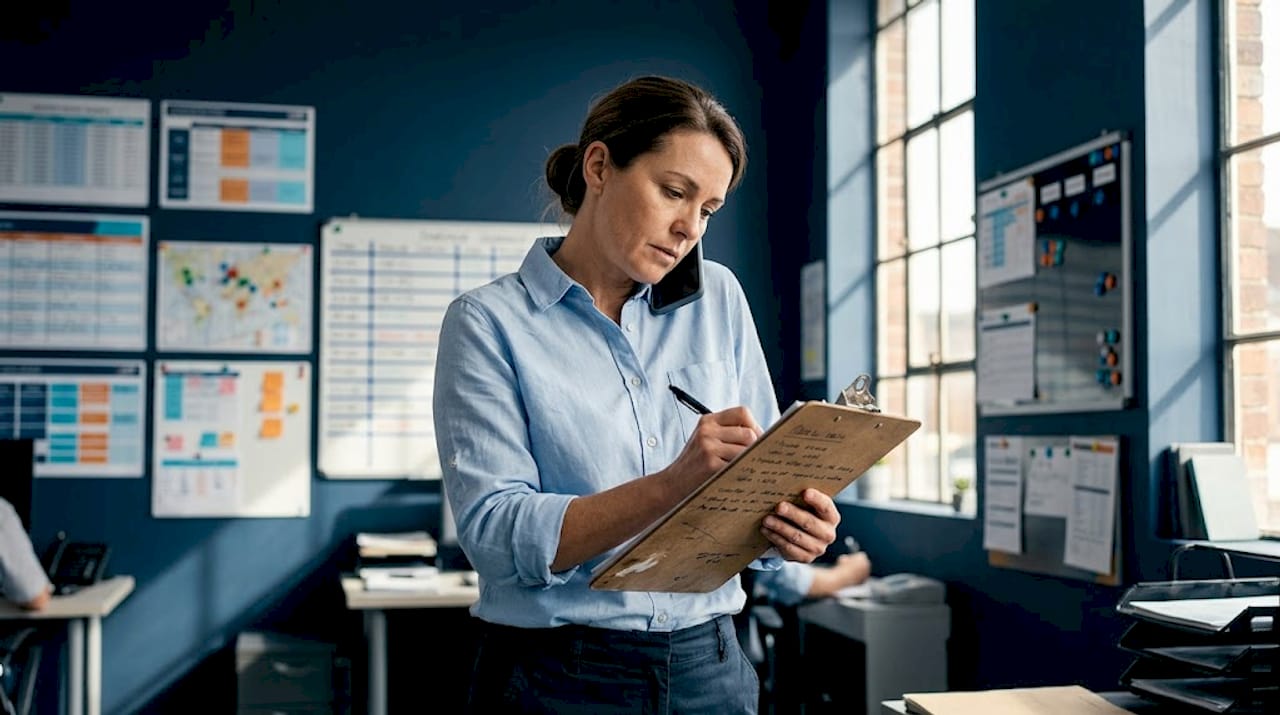 Dispatcher helping CDL driver by phone