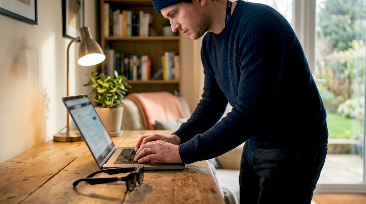 IT specialist managing recruitment software