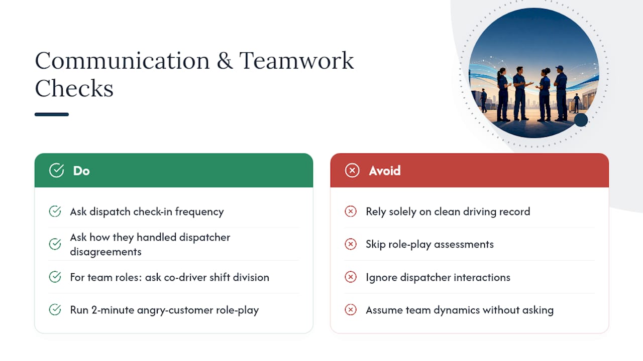 Communication and Teamwork Questions — overview diagram